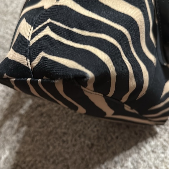 Coach Zebra Print Black and Tan Medium Tote - Picture 8 of 12